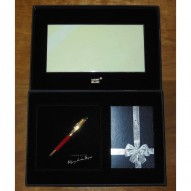 Montblanc Meisterstück Mozart Solitaire Fountain Pen - Red Coral Lacquer & Gold, Medium Nib