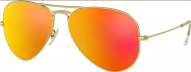 Ray-Ban Aviator RB3025 112/69 Sunglasses - Gold Frame, Orange Lenses - 58mm - Unisex