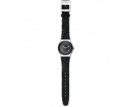 Swatch Irony Black Flower YLS146 - A Sleek Stainless Steel Timepiece