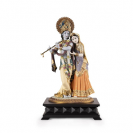 Lladro 01002015 Radha Krishna Sculpture.  Limited Series of 720 units